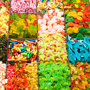Image of an assortment of candy.