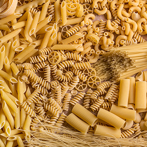 An image of a variety of types of pasta.