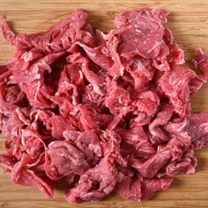 shaved beef